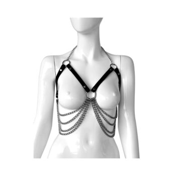 Læder Harness med Kæder - Specialtilbud hos Winkwink.dk