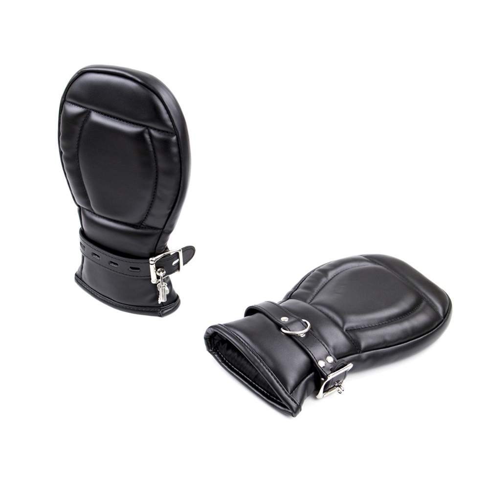 Bondage Handsker i Læder - Kun 149 DKK hos Winkwink.dk!