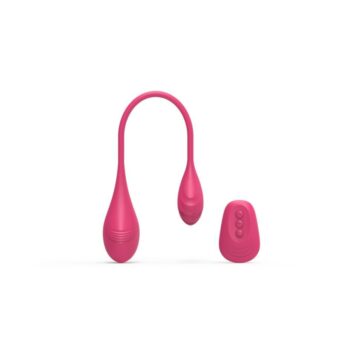 Dobbelt Vibrator Æg med Fjernbetjening - Tilbud!