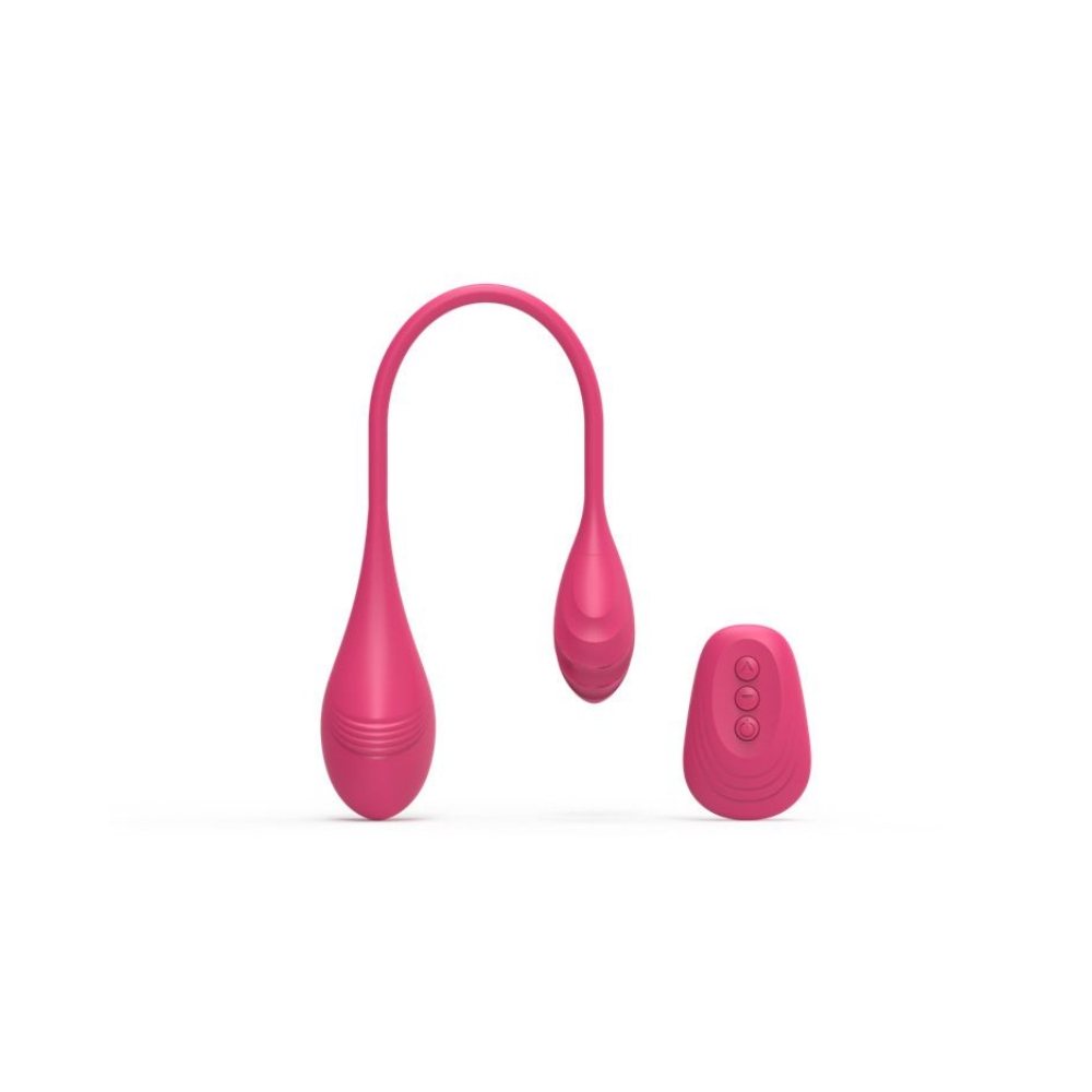Dobbelt Vibrator Æg med Fjernbetjening - Tilbud!