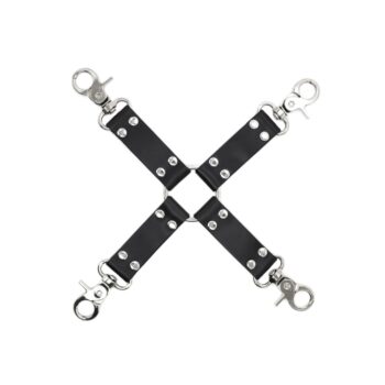 BDSM Hogtie i Imiteret Læder - Kun 99 DKK hos Winkwink.dk