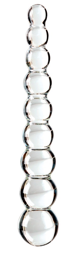 Glasdildo "No. 2" i kugleform