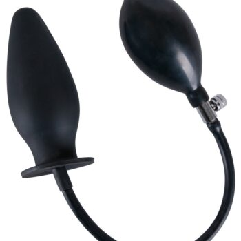 Analplug "trueBlack" til at pumpe op