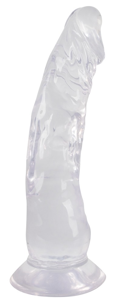 Naturdildo âCrystal Dildoâ med sugeskive