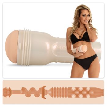 Masturbator âJessica Drakeâ,med riflet-noppet Heavenly-lystkanal