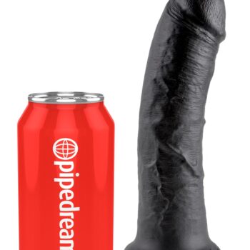 Dildo, 20 cm, med sugekop, Strap-on-kompatibel