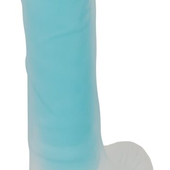 Naturdildo Glow in the Dark med sugekop