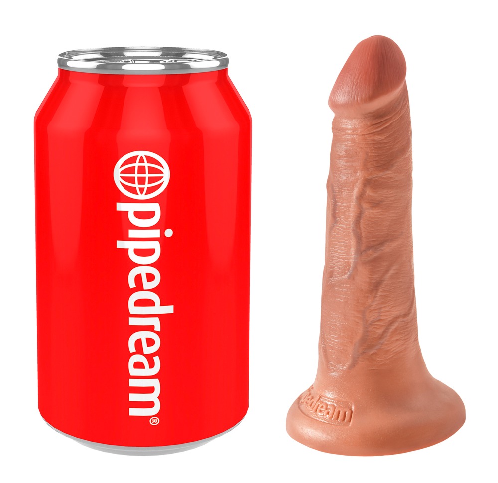 Penisdildo â5" Fleshâ med sugekop/fod