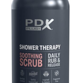 "Shower Therapy Soothing Scrub"-masturbator med aftagelig sugebase