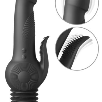 Vibrator âPogo Thrusterâ med fjederbelastet sugekop