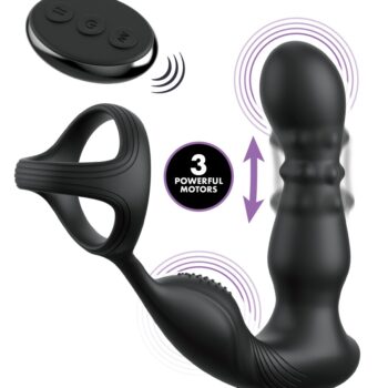Analvibrator "Ass-Gasm Slide & Glide" med perlemassage