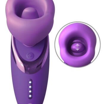Tungevibrator "Pleasure Sucker" med sugeskål
