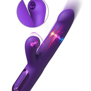 Rabbitvibrator "Super Sonix Thruster" med stødfunktion