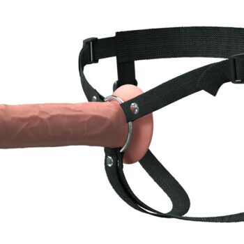 Penishylster "Hollow Silicone Strap-onâ med harness