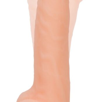 Naturlig vibrator "8" roterende og vibrerende dong" med sugekop