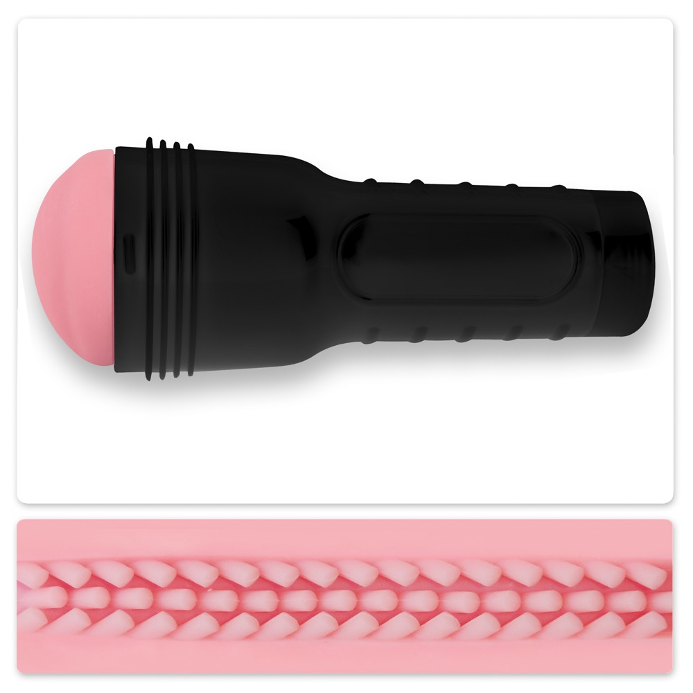 Masturbator med imiteret vagina, 25 cm, med knopper