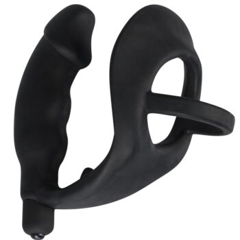Penisring âRing & Vibroâ med analplug og vibration