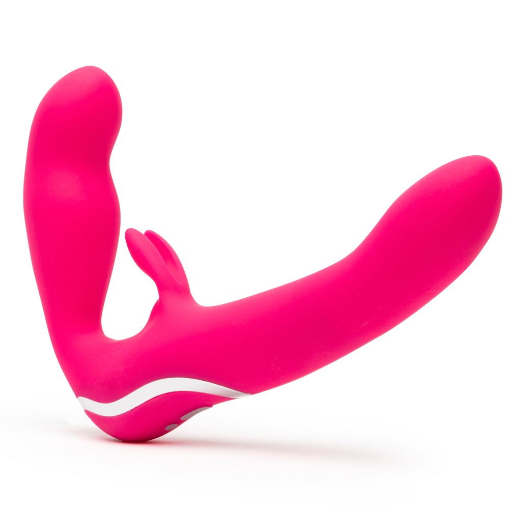 â Strapless Strap-On", fleksibel, fastholder den ønskede position
