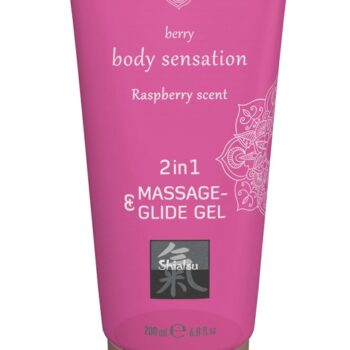 Massage & Glide Gel 2in1 Raspberry