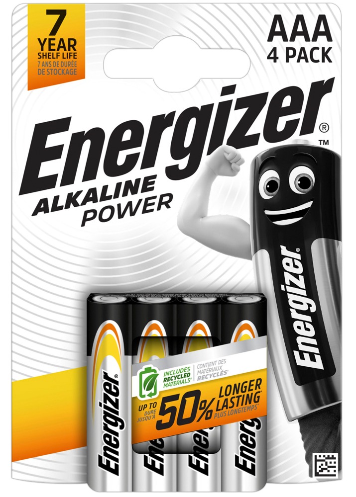 Batterier "Energizer AAA" 12 x 4-pak