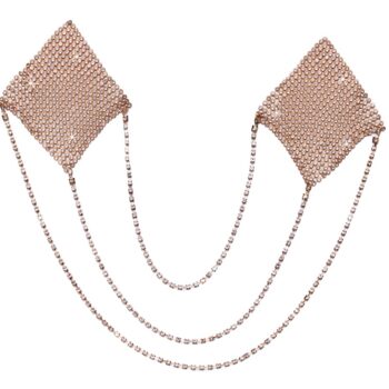 Nipple Stickers âSquareâ med 3 forbindelseskæder