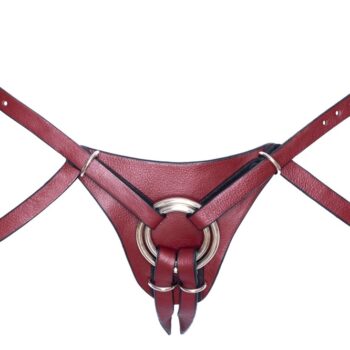 Strap-on i læder