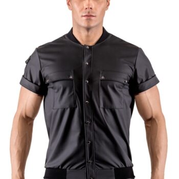 Shirt i blouson-stil med lommer