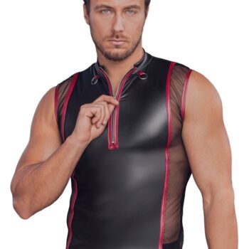 Skjorte i et 2-farvet mat look