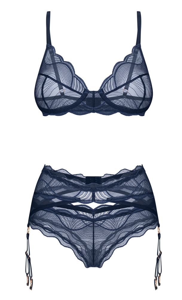 3-delt sæt "Nightly Blue"