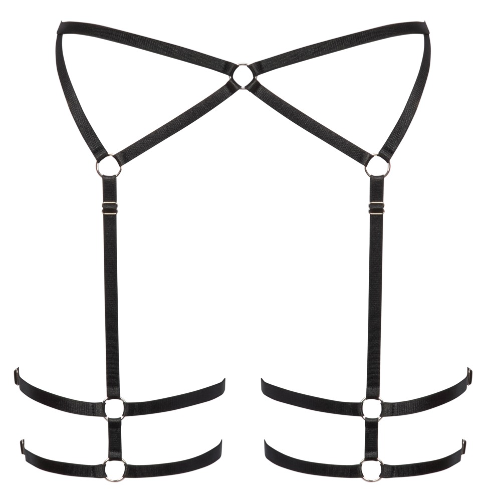 Harness fremstillet af bløde stretchbånd