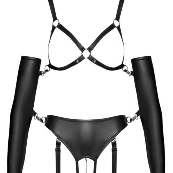 Åben sæt i bondage-look