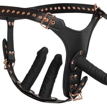 Strap-on-streng inklusive 3 naturdildo