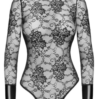 Bundløs body lavet af blomstret blonde