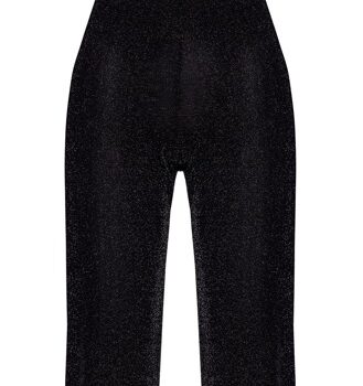 Jumpsuit i glittertransparens