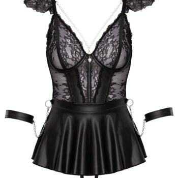 Babydoll inklusive åben g-streng