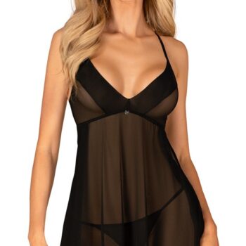 Babydoll plus string "Latinesa" i delikat gennemsigtighed