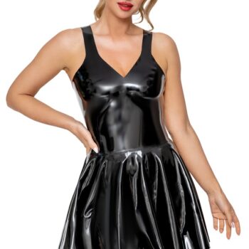 Latex kjole