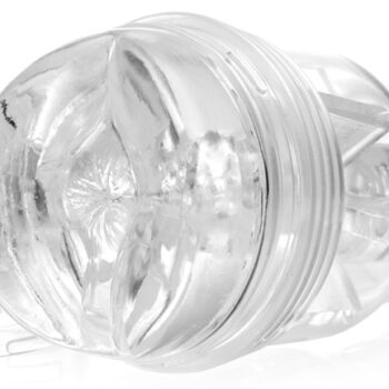 Masturbator "Ice Crystal" med rillet og noppet lystkanal