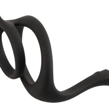 Penisring med testikelring og perineumstimulator