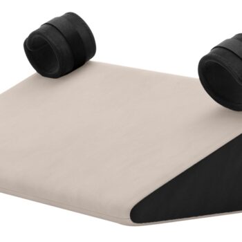 Sexpude "Bondage Wedgeâ med aftagelige håndledsmanchetter