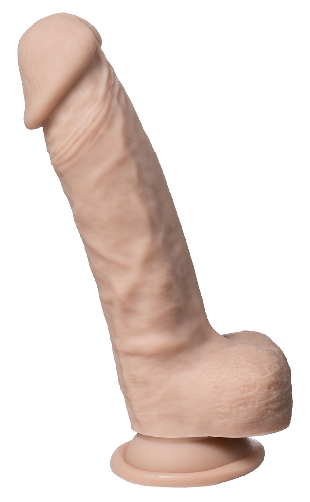 Naturdildo "Model 1 Real Skin" med sugekop