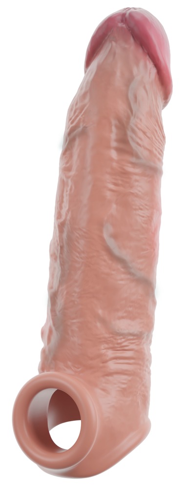 Penishylster "RealSleeve Extensionâ med testikelring