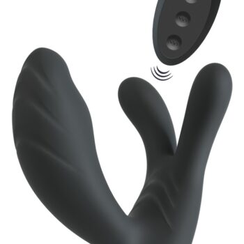Vibrator "RC G-&P-Spot" med klitoris-/testikelstimulator