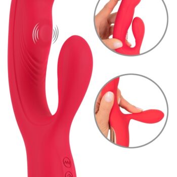 Rabbitvibrator med tappefunktion