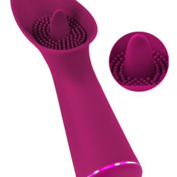 Læg-vibrator med vibro-tunge