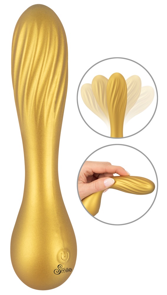 Vibrator i metallisk-glinsende look