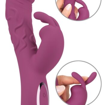 Rabbitvibrator med stærkt stimulerende årer