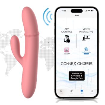 Rabbitvibrator "Mora Neo" med bevægelig massagering