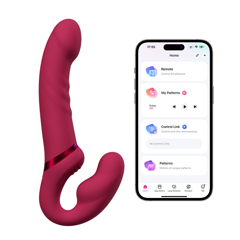 Strapless Strap-on "Lapis" kan styres via app