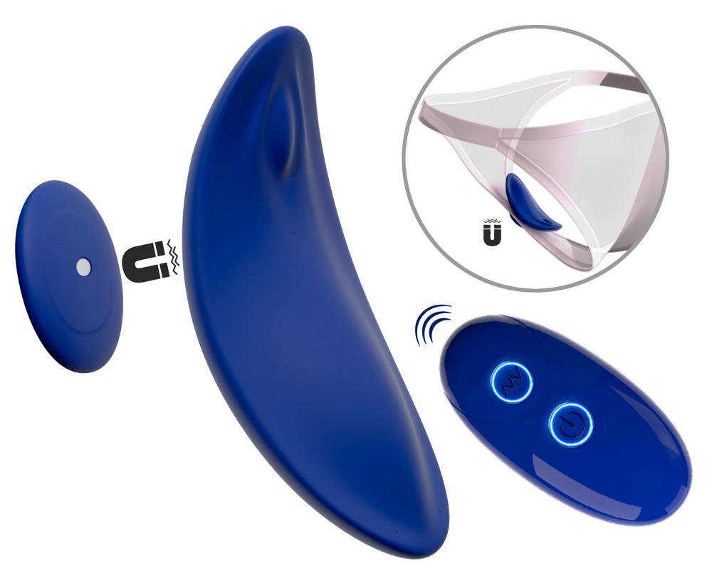 Trussevibrator âExtra Slimâ med fjernbetjening